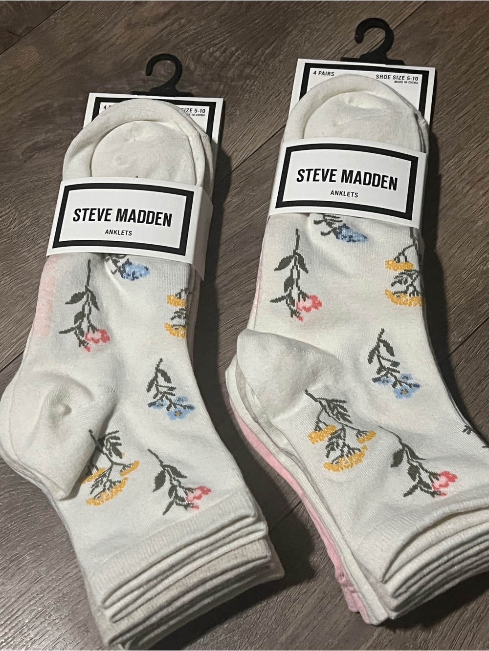 Steve Madden 10 Pairs Anklet Socks Size 5-10 New